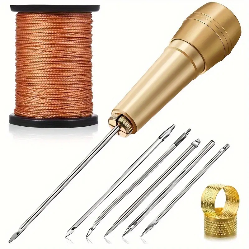 Leatherwork Awl - Lederen naaigereedschap, handnaaigereedschap voor lederbewerking doe-het-zelf,