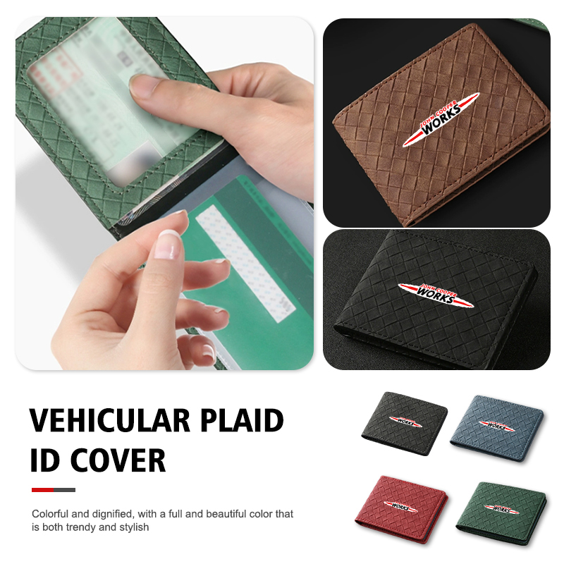 Leather Work For Car - Auto Rijbewijshouder ID Creditcard Case Zakken