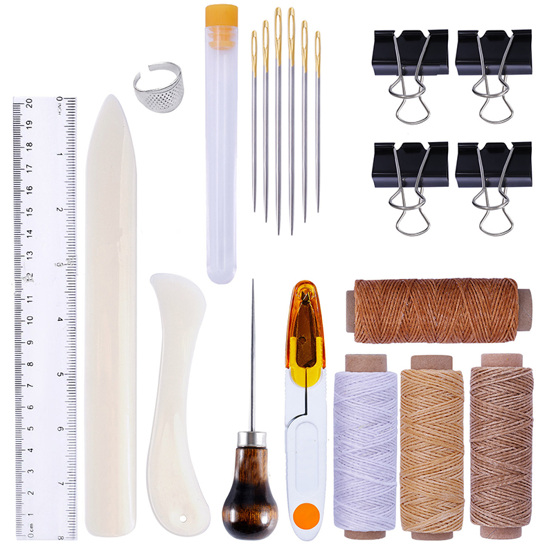 Leatherwork Awl - 25 stks/set Leer Craft Naaiset DIY