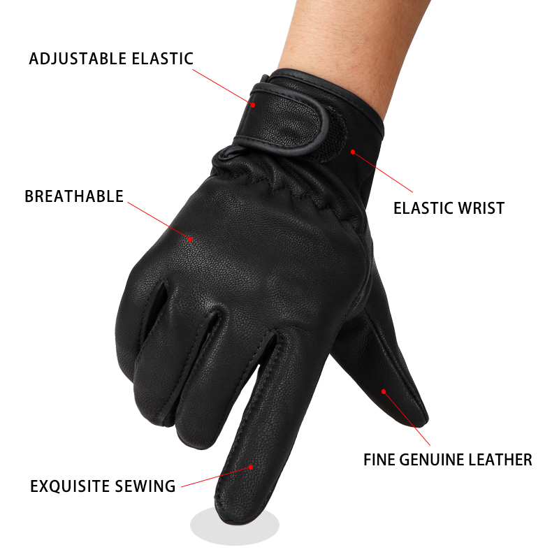 Leather Work For Car - QIANGLEAF Zwart Dun Geitenleer Sport Auto