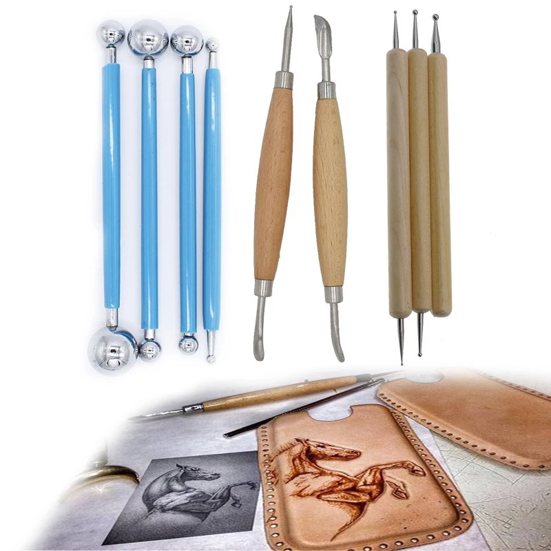 Leatherwork Hand Press - Lederen Speleologie Tool Punt Stylus Splicing