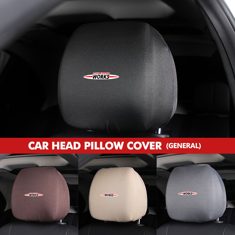 Leather Work For Car - Voor MINI Autostoel Hoofdsteun Cover Seat