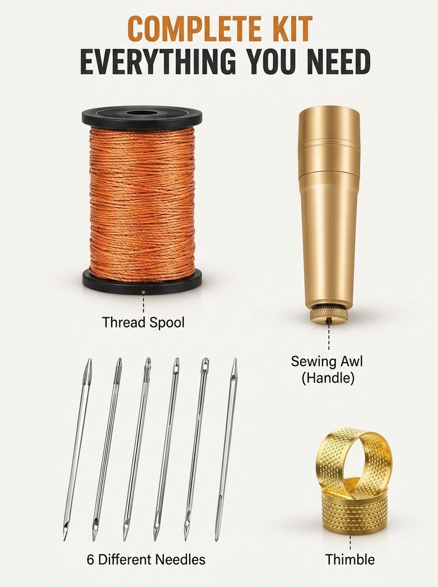 Lederen naaigereedschap, handn - Leatherwork Awl recensie en prijs