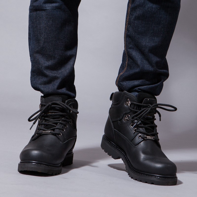 Pf Herenmode Echt Leer Motorla - Leather Work Fabric recensie en prijs