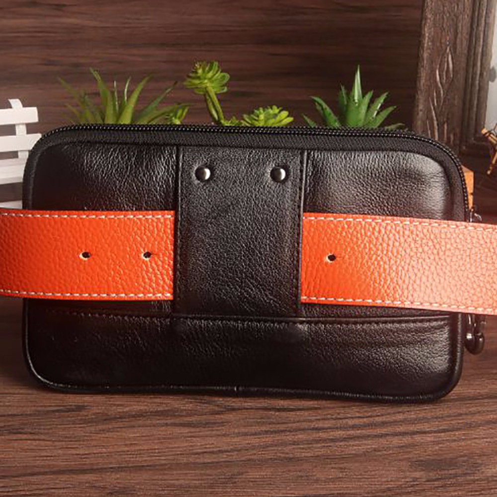 Heren Clutch Taille Tas Cel/Mo - Leatherwork Wallet recensie en prijs
