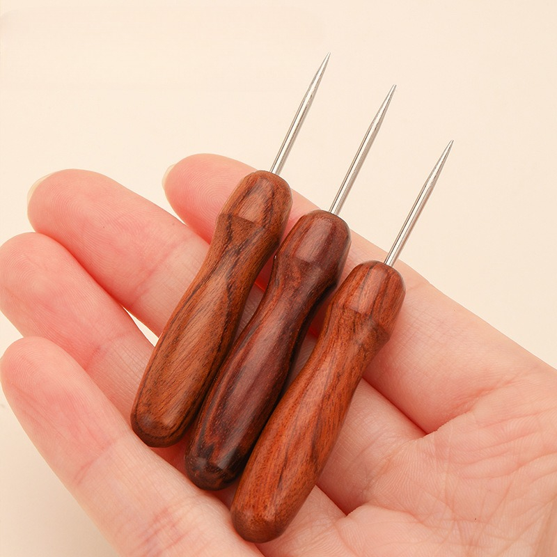 Professionele lederen houten h - Leatherwork Awl recensie en prijs