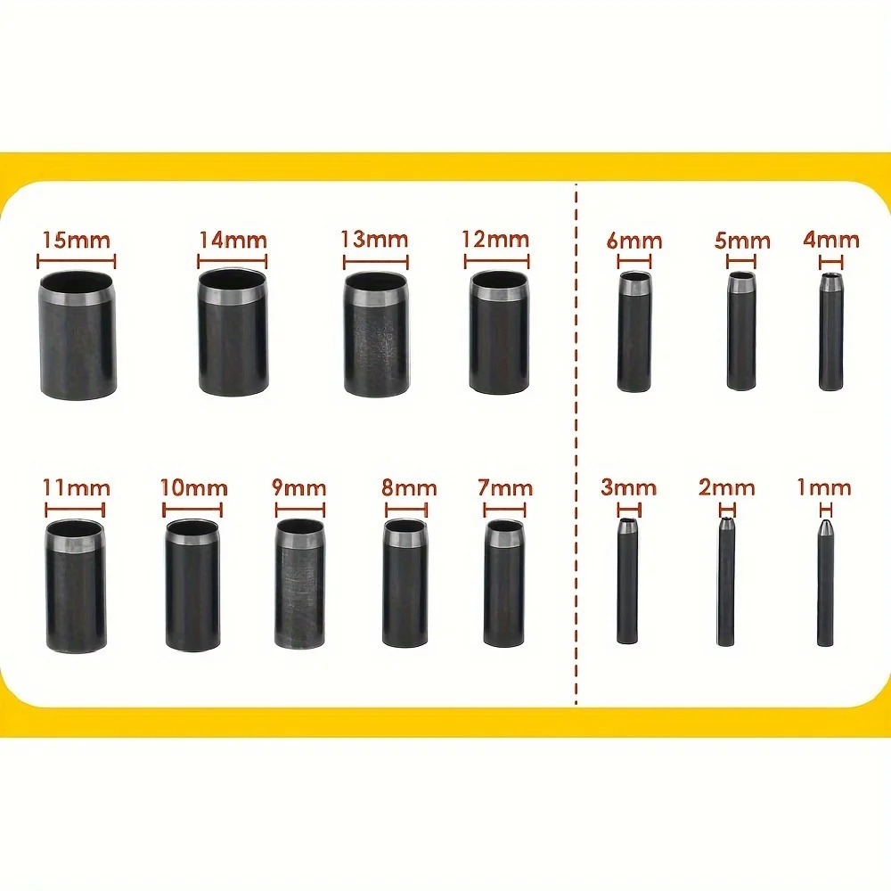15-delige ronde gatenponsset ( - Leatherworking Equipment recensie en prijs