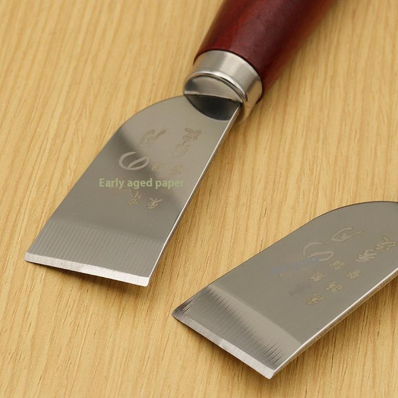 【Nieuw】 Leren snijmes met hout - Leatherworking Equipment recensie en prijs