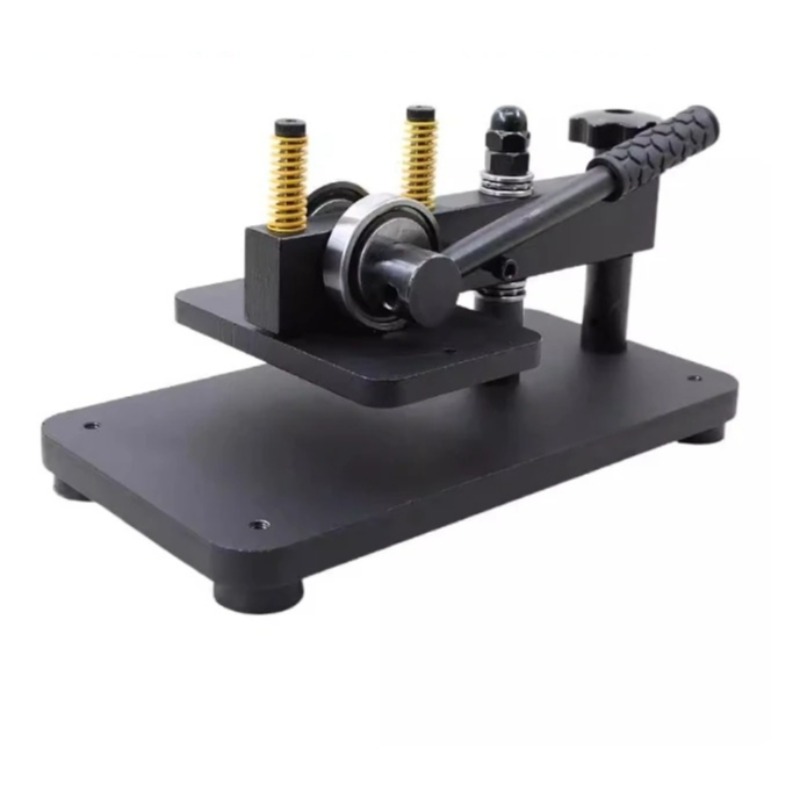Handmatige hefboompers van 12x - Leatherwork Hand Press recensie en prijs