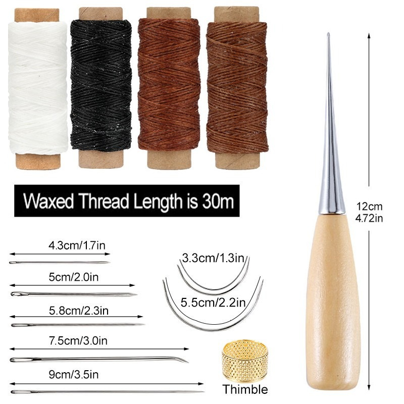 13-delige lederen naaiset hand - Leatherwork Awl recensie en prijs