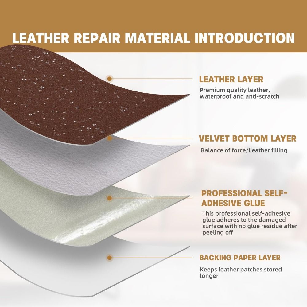 Zelfklevende lederen reparatie - Contact Cement Leather recensie en prijs