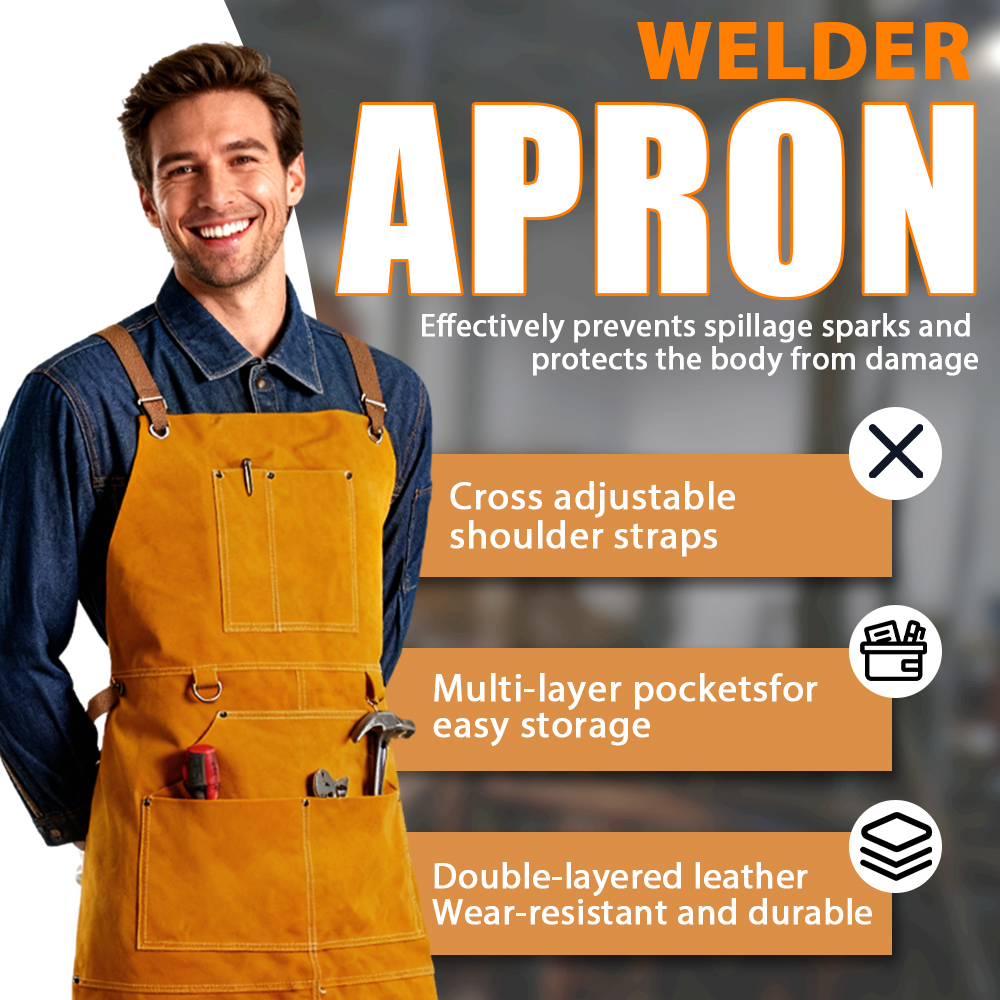 Oxhide lederen lasschort koeie - Leather Work For Car recensie en prijs