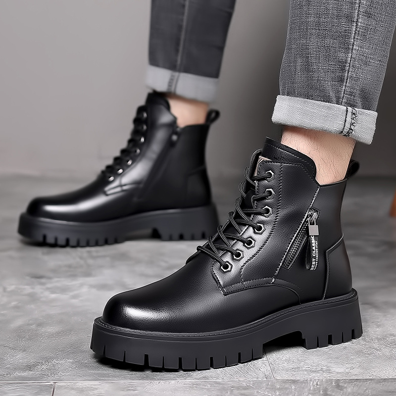 Mannen Klassieke Lederen Laarz - Leather Work Fabric recensie en prijs