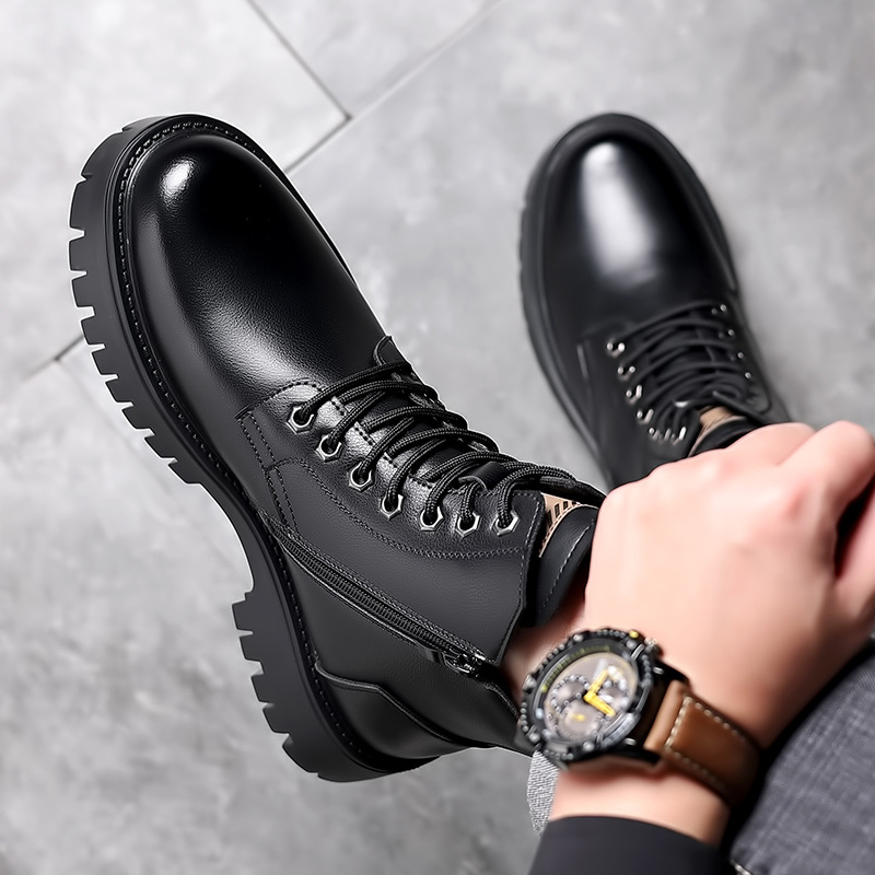 Mannen Klassieke Lederen Laarz - Leather Work Fabric recensie en prijs
