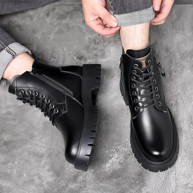Mannen Klassieke Lederen Laarz - Leather Work Fabric recensie en prijs