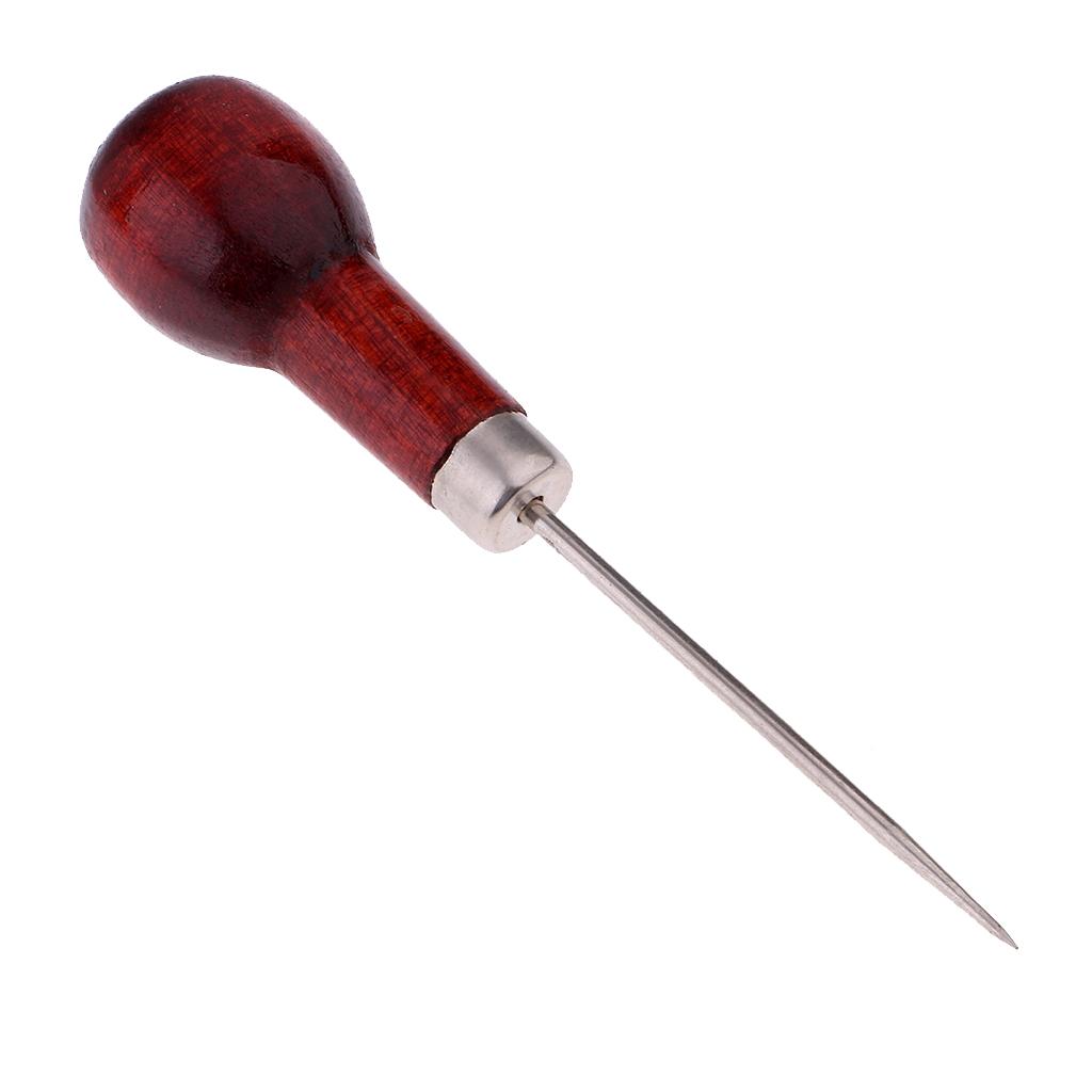 Duurzame houten en metalen naa - Leatherwork Awl recensie en prijs