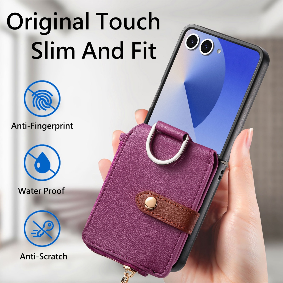 Luxe kaarthouder telefoonhoesj - Leatherwork Wallet recensie en prijs