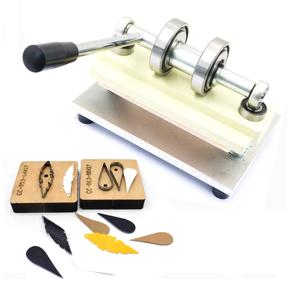 Lederen pers Handmatige stansm - Leatherwork Hand Press recensie en prijs