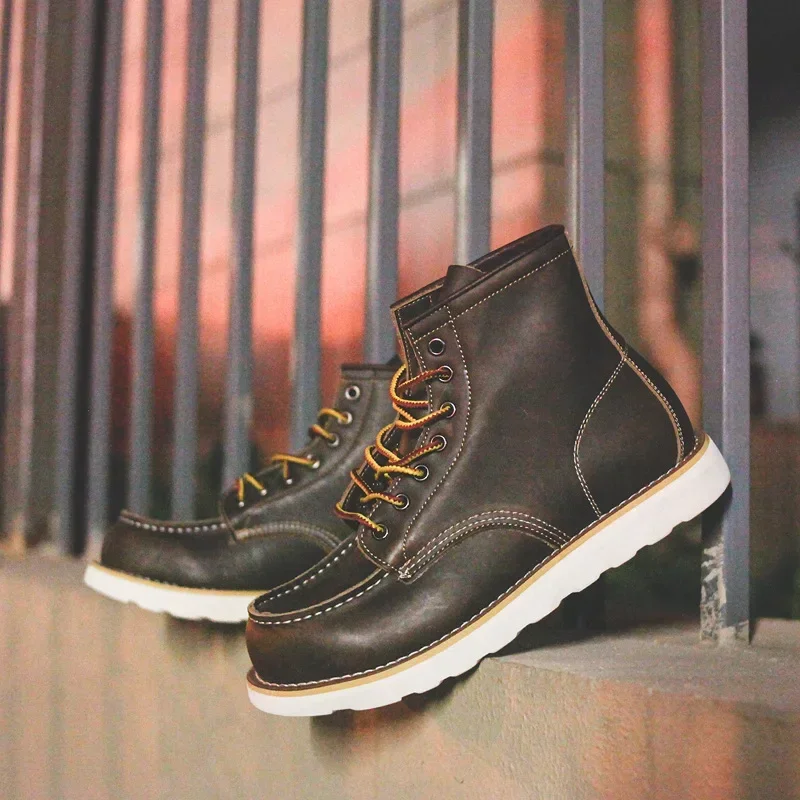 Echt lederen herenlaarzen Vint - Leatherworking Equipment recensie en prijs