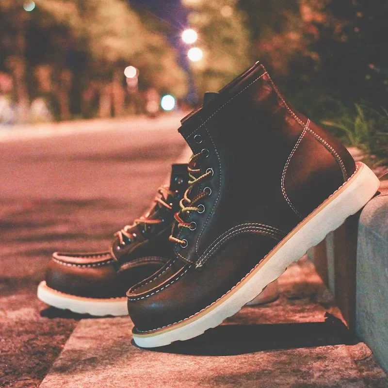 Echt lederen herenlaarzen Vint - Leatherworking Equipment recensie en prijs