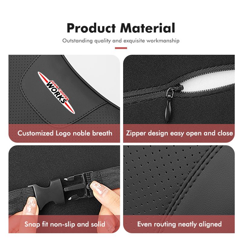 Voor MINI Auto Hoofdsteun Lend - Leather Work For Car recensie en prijs