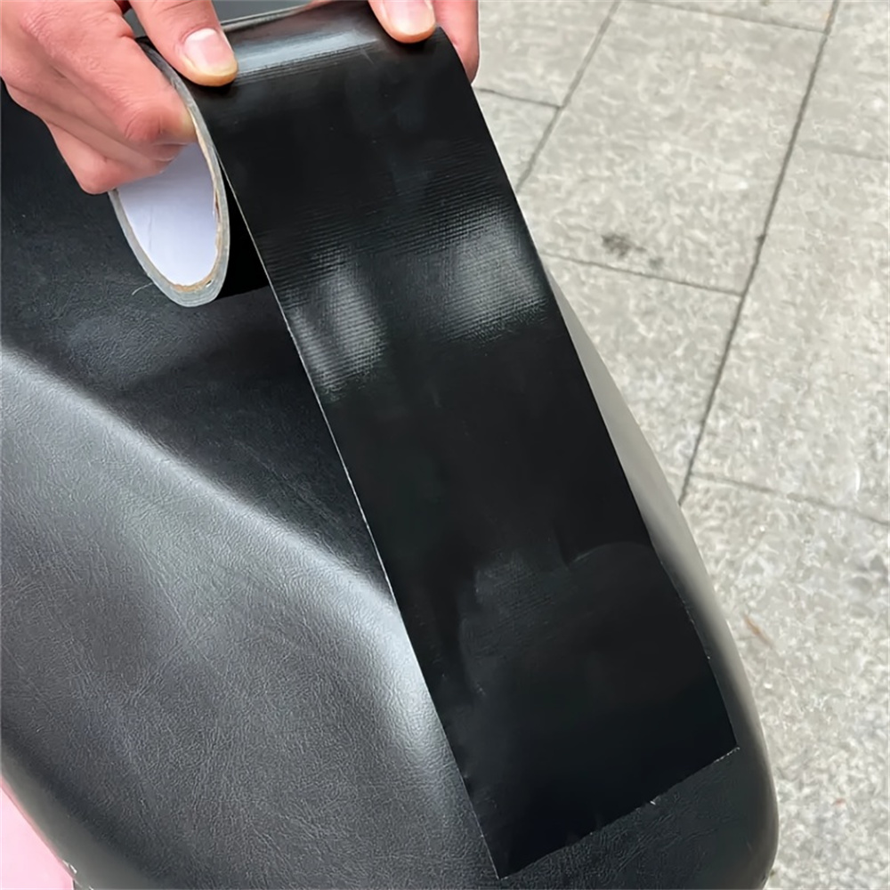 1-rol zwarte zelfklevende lede - Contact Cement Leather recensie en prijs
