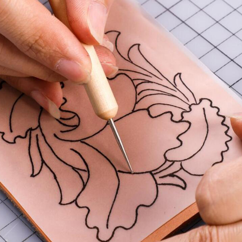 Lederen Speleologie Tool Punt  - Leatherwork Hand Press recensie en prijs