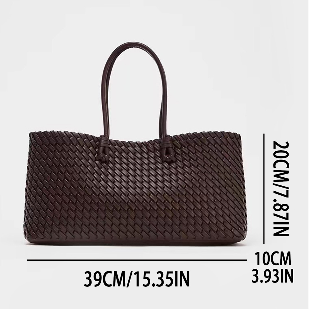 Geweven Tote Bag Dames Grote S - Leatherwork Wallet recensie en prijs